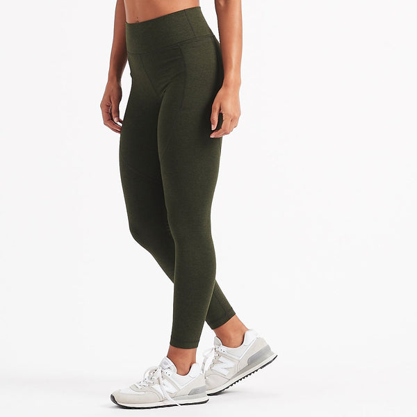 Elevation Performance Legging | Evergreen Heather