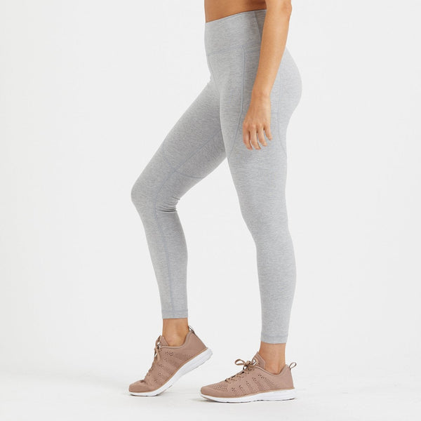 Elevation Performance Legging | Light Heather Grey
