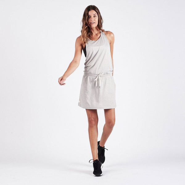 Sol Tank Dress | Light Heather Grey