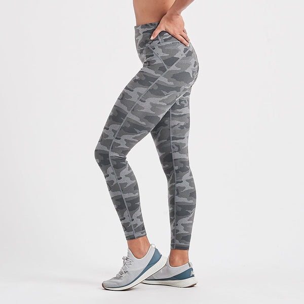 Caspian Legging | Heather Grey Camo