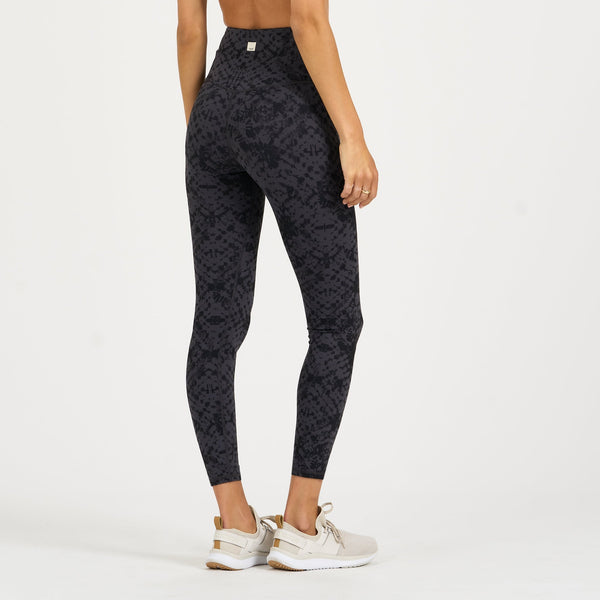 Studio Printed Legging | Charcoal Shibori