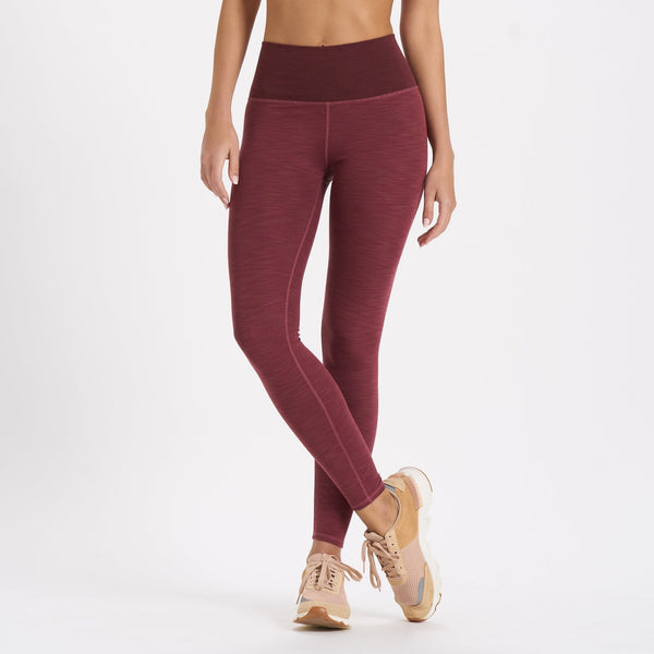 Lux Rib Studio Legging | Desert Rose Heather