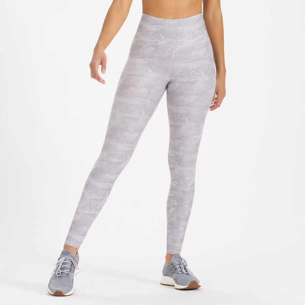 Clean Elevation Legging-Long | Pale Heather Camo