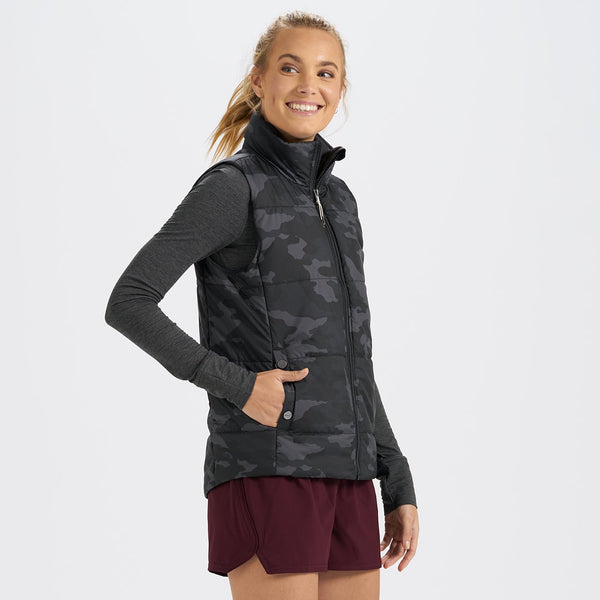 Truckee Insulated Vest | Black Camo