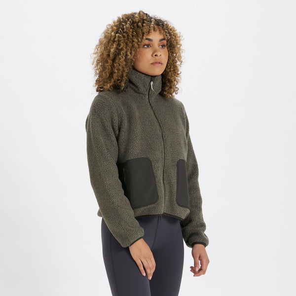 Womens Alpine Sherpa Jacket | Oregano