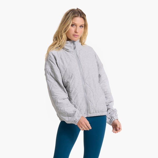 Halo Insulated Jacket | Pale Grey Heather