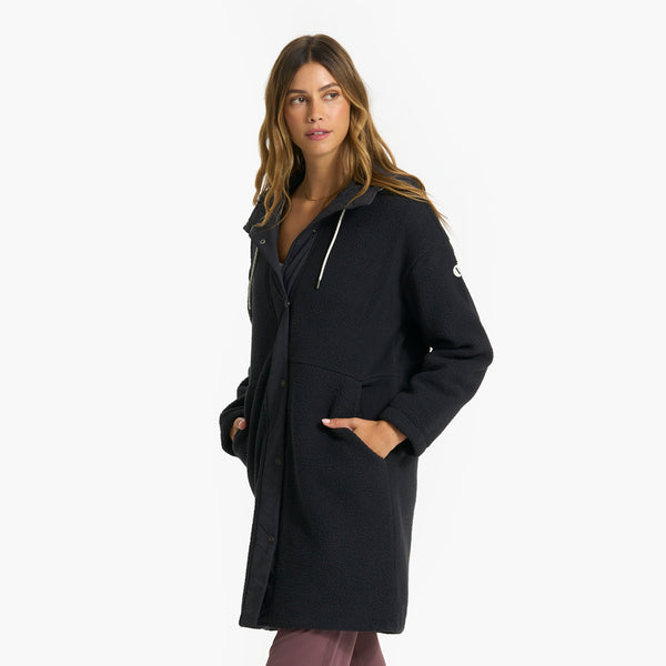 Sherpa Hooded Trench | Black