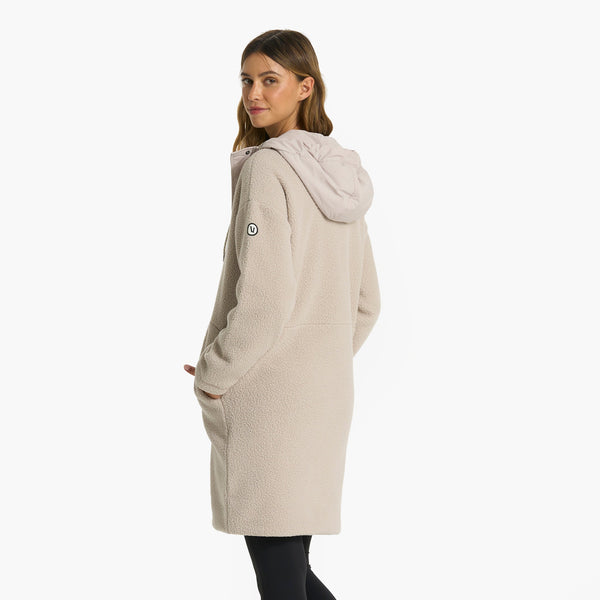 Sherpa Hooded Trench | Dark Salt
