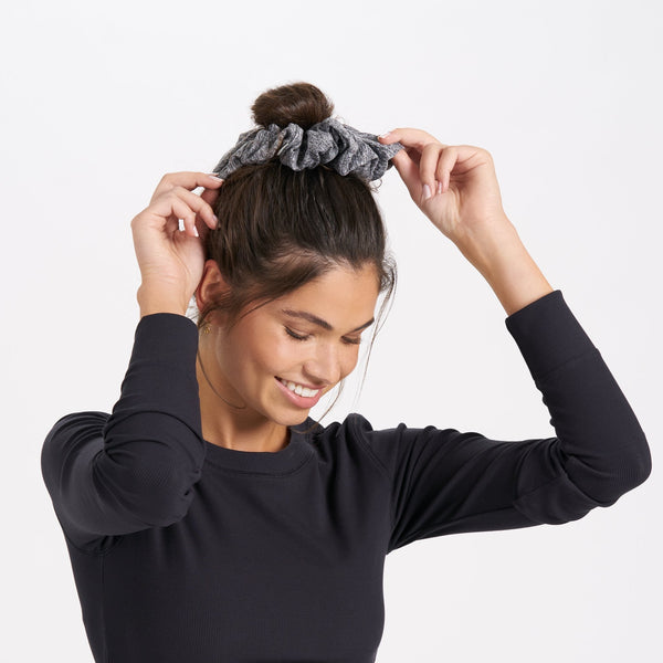 Halo Oversized Scrunchy | Heather Grey